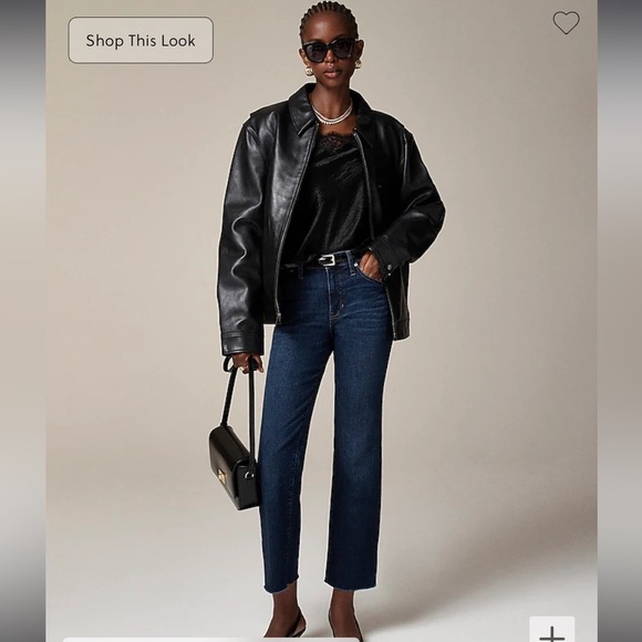 J Crew Mid Rise Cropped Kickout Jeans ‘03 Super Stretch Basil Penny Wash NWOT 27 - Picture 1 of 11